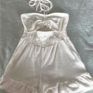 almost famous halter neck romper